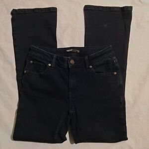 Simply Vera Wang Jeans Womens Black Denim Bootcut 2PS (25x26) Stretch